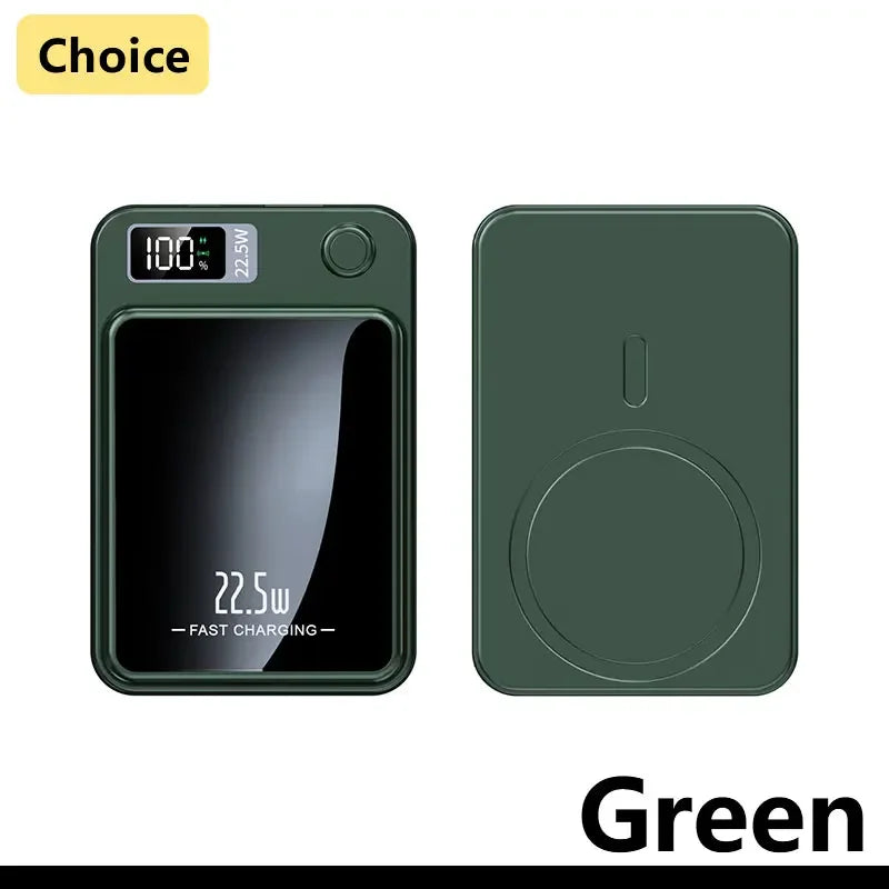 Magnetic Wireless Power Bank 100000mAh 22.5W Fast Charging External Battery Charger for Huawei Samsung iPhone 12PD 20W Powerbank